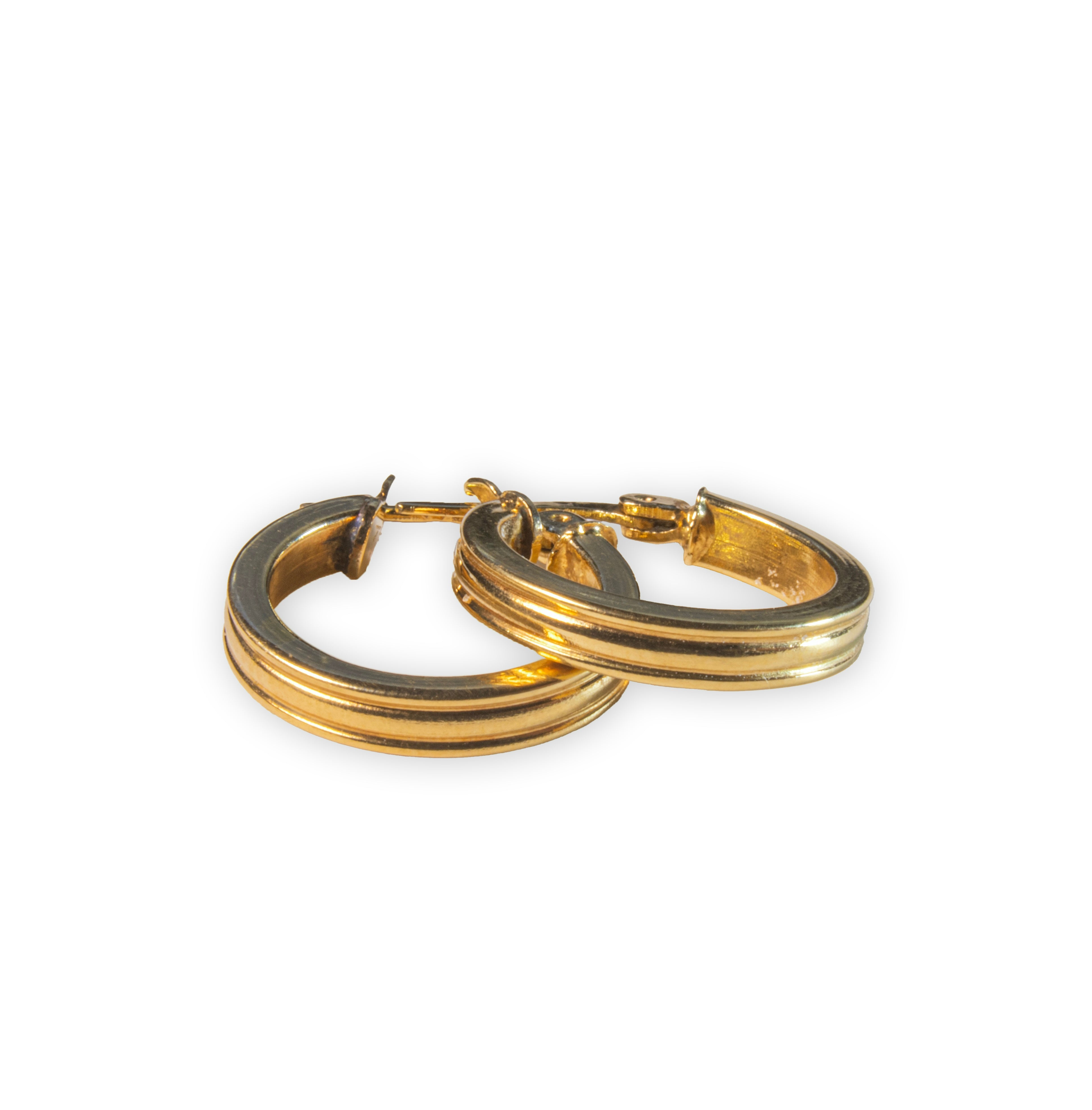 Aros Clásicos de Oro Amarillo