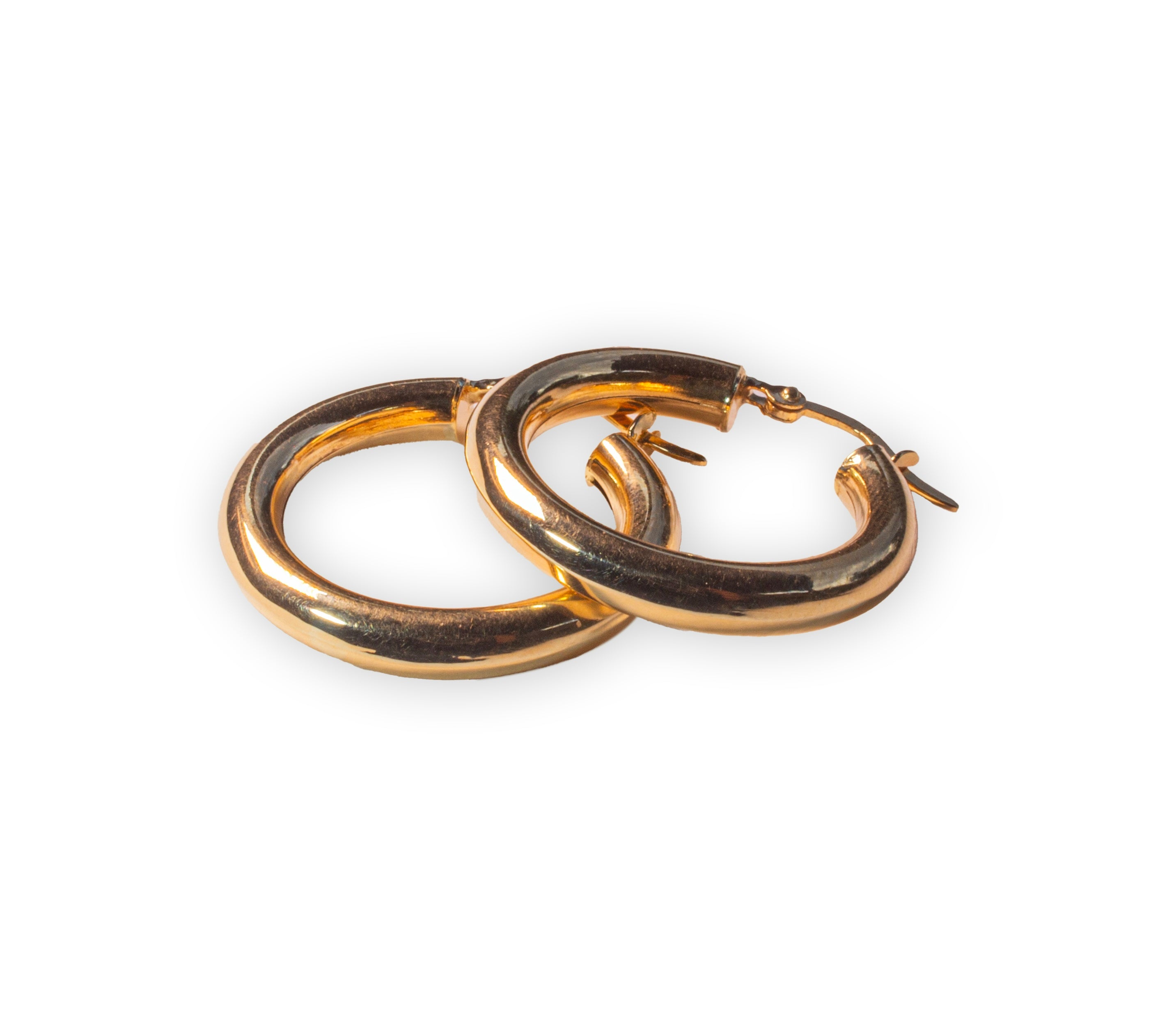 Aros Clásicos de Oro Amarillo