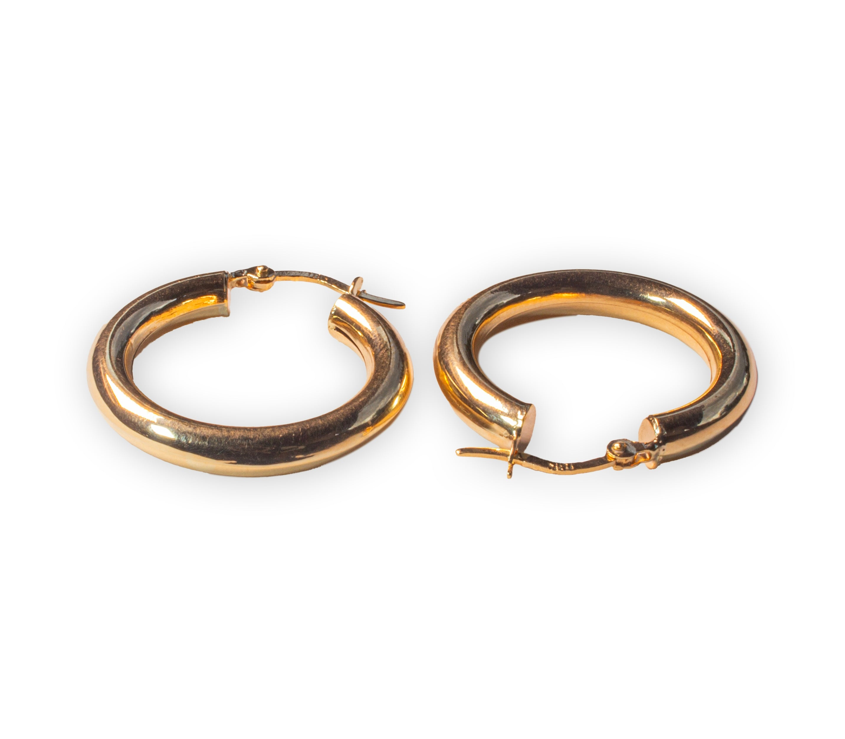 Aros Clásicos de Oro Amarillo